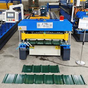 Machine de fabrication de feuilles de toiture trapézoïdales 840 IBR de haute précision entièrement automatique populaire au Cameroun - Product Image 4