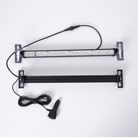 Barre lumineuse d'avertissement de pare-brise ambre blanc LED lumière stroboscopique d'urgence 12V tableau de bord lumière clignotante lumière de danger lampe de sécurité pour véhicules