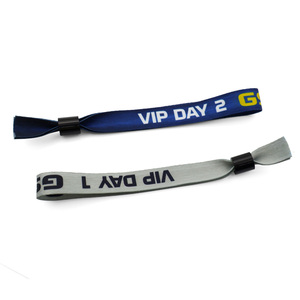 Khuyến mại bên Nhà cung cấp tùy chỉnh vải Vòng đeo tay lễ hội vải lối vào vé Ban nhạc cổ tay sự kiện satin buổi hòa nhạc dây đeo cổ tay - Product Image 3