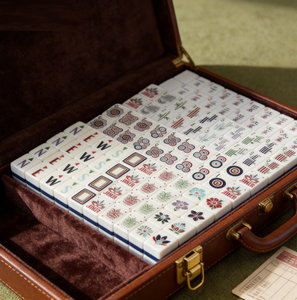 <span class=keywords><strong>Juego</strong></span> de Mahjong Acrílico de Cuatro Capas Personalizado al por Mayor, Fichas Americanas Talladas para Juegos de Ajedrez y Torneos Profesionales - Product Image 3