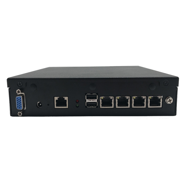 Embedded Computer Powered by Intel Celeron J4125 Processor 8GB RAM 4 LAN Mini PCIe and M-SATA Slot BYPASS