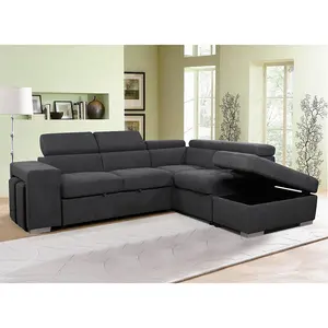 Weiche L-förmige moderne Couch einfaches Sofa minimalist isches speziell geformtes Kaschmir leders ofa entwirft Luxus sofa