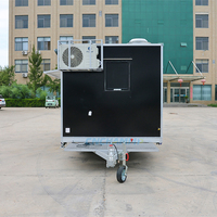 Chammp 2026 Camion de restauration rapide, Bar mobile, Camion de pizza et de boulangerie avec équipement de cuisine complet pour snacks, bonbons et chips