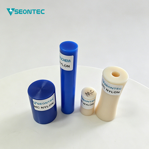 แท่งกลมไนลอนโพลีเอไมด์ 66 ความแม่นยำสูง ขนาด 5 มม.-400 มม. สำหรับขึ้นรูป 3-400 มม. แท่งไนลอน PA6 - Product Image 5