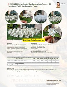 White <b>Artificial</b> Plumeria Flowers Clay Floral Decorative <b>Bouquet</b> for Wedding Home Wedding Table Decor - Product Image 5