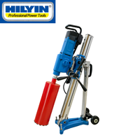 HILYIN DHCD35S3 Perceuse à noyau diamanté à trois vitesses 350/250/80 mm avec affichage électronique pour le perçage du béton