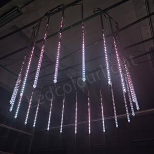 Meteor Rain Lights DMX LED Pixel Tube vertical Éclairage de scène <span class=keywords><strong>RGB</strong></span> IP65 Meteor Shower Lights Tube - Product Image 3