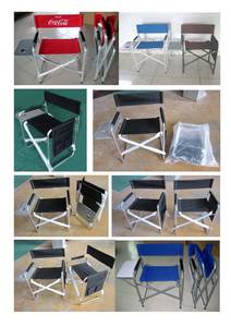 Toptan yüksek kaliteli katlanır hafif kompakt makyaj seyahat taşınabilir kamp yürüyüş piknik yan masa ile yönetmen koltuğu - Product Image 3