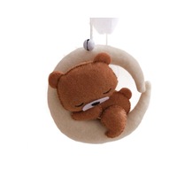 Mobile de berceau pour enfants de style nordique transfrontalier, en peluche faite à la main, avec interaction sonore et lumineuse, sans assemblage requis, pour bébé