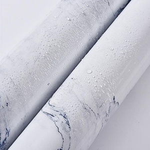Groothandel Moderne PVC Aluminiumfolie Behang Vochtbestendig Waterdicht Goud Zilver Decoratief Behang voor Keuken Antistatisch - Product Image 3