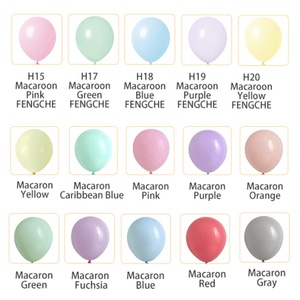 Artículos de Decoración para la Primera Fiesta de Cumpleaños de Bebés y Niños, Globo de Helio Azul Morado de 10 Pulgadas para Niños - Product Image 2