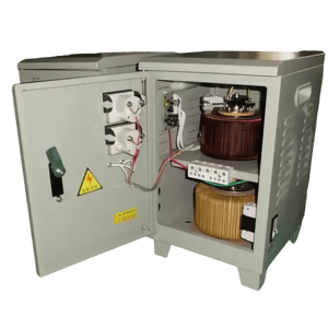 เครื่องปรับแรงดันไฟฟ้า SVC แบบเฟสเดียว 20KVA ทองแดง พร้อมจอ LCD แสดงผล สำหรับความเสถียรของพลังงานอุตสาหกรรม รองรับไฟฟ้ากระแสสลับ 50Hz - Product Image 5