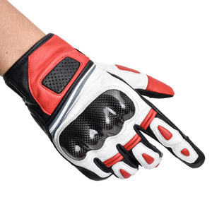 Guantes de Ciclismo Rojos para Hombre Adulto, Guantes de Protección con Absorción de Impactos - Product Image 2