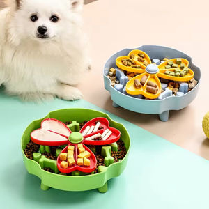 Bunnyhi YZ015 yeni tasarımlar köpek oyuncak bulmaca eğitim komik besleme kasesi IQ GamesTreat köpek yavaş besleyici Pet interaktif oyuncak - Product Image 1