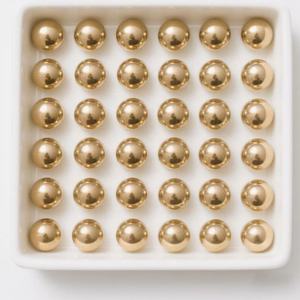 Шарики из полированной латуни SDBALLS с защитой от коррозии, 3/4, 7/8, <span class=keywords><strong>1</strong></span> дюйм (19,05 мм, 22,225 мм, 24 мм, 25,4 мм), долговечные, HRB 75-95 - Product Image 1