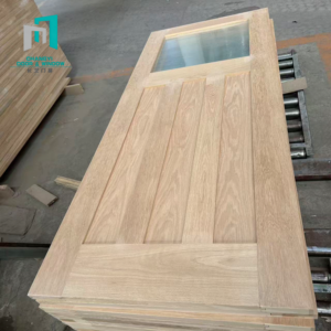 Porte intérieure en bois blanc de style nordique moderne et luxueux, à battants, design dernier cri, pour chambre, porte en bois standard - Product Image 4