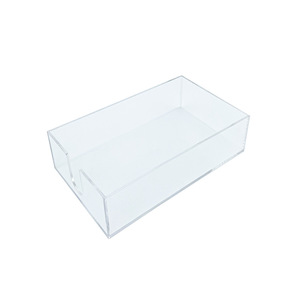 Acrylic <b>Storage</b> <b>Box</b> Rectangle Stackable Desk Organizer Freestanding Neatening <b>Storage</b> <b>Bins</b> YZ-861219 - Product Image 1