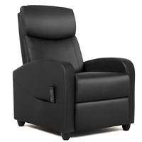Schwerelos iges Leder rad Vip Room Rocker Vib rating Recliner Gepolsterter Smart Power Lift Wohnzimmer Elektrischer Sofas tuhl