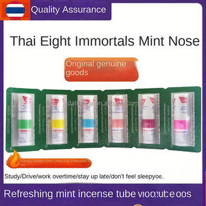 Hot Sales Thailand Herbal Mint Incense Tube with Refreshing Oil <strong>Poy</strong> Sian Nasal Inhaler Nasal Inhaler <strong>Stick</strong> Mint Flavor - Product Image 4