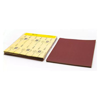 Papier abrasif en oxyde d'aluminium SIA, rectangulaire, haute dureté, OEM, feuille de papier abrasif pour le ponçage