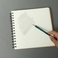 Kraft Cover Zeichnung Notizbuch Skizzenbuch Blank Plain Sketch Bücher Dickes Papier Benutzer definierte Größe