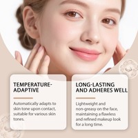Fond de teint liquide tonifiant à température de couleur naturelle - Maquillage lisse et doux sur le visage, longue tenue, éclatant