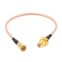 Câble coaxial RG316 RG178 avec connecteur SMA à angle droit, faible perte, 50 ohms, Jiangsu