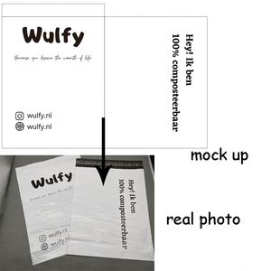 ถุงพลาสติกส่งของแบบเร็ว พิมพ์โลโก้สีตามสั่ง รีไซเคิล สีชมพู สำหรับเสื้อผ้า บรรจุภัณฑ์ ซองจดหมาย โพลีเมลเลอร์ - Product Image 3