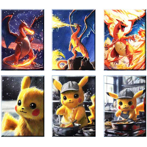 Premium High Quality <strong>Pokemoned</strong> Hand-drawn Themed Items Collectible <strong>Cards</strong> Mascot Vintage Pack Mega Dream Blind Boxes Board Games - Product Image 4