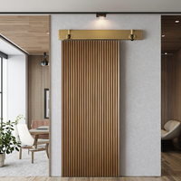 Porte coulissante invisible Ghost Gate, simple, en alliage d'aluminium, étanche, sans formaldéhyde, résistante à l'humidité