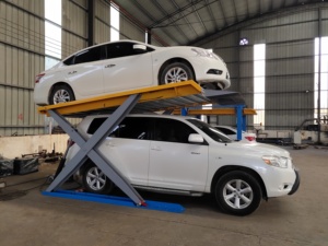 Elevador Hidráulico de Doble Cilindro Personalizado, Elevador de Dos Postes para Autos, Sistema de Equipo para Estacionamiento en Garajes - Product Image 2