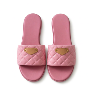 Sandalias Planas Acolchadas para Mujer, Sandalias de Playa Abiertas con Punta Descubierta, Cómodas y Acolchadas para el Verano - Product Image 1
