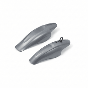 Ensemble de 2 garde-boue pour vélo d'enfant, en plastique PP léger, conception à fixation facile, convient aux roues de 16 à 18 pouces - Product Image 1