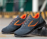 Marque travail baskets de protection chaussures de sécurité décontractées bottes de sécurité à bout en acier pour femmes et hommes