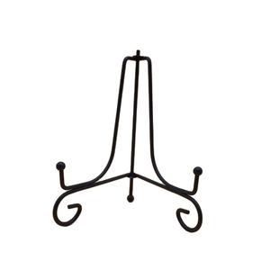 Design semplice e robusto supporti per lastre rivestiti in nero opaco per espositori in ferro da 4 pollici a 12.5 pollici - Product Image 1