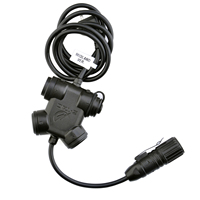 ZTAC SILYNX CLARUS Push to Talk Double Bouton Over-Ear Mini Casque Tactique avec Design IPX-6 Étanche