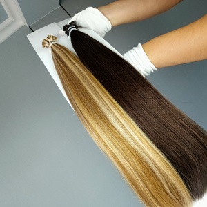 ผมต่อแบบ Pre-Bonded K-Tips ยี่ห้อ Jasmine Beauty ผมแท้บริสุทธิ์แบบ Double Drawn  ชนิด Flat Tip Weft  ต่อผมด้วยเคราติน - Product Image 2