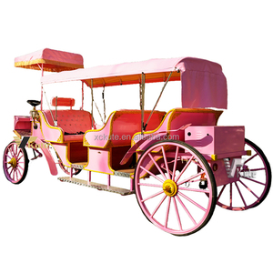Carruaje Rosa Calabaza <span class=keywords><strong>Cenicienta</strong></span> Carruaje de película Carruaje de caballos blancos Fabricante - Product Image 2