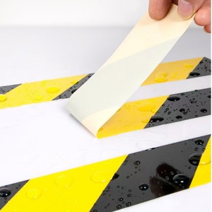 Acrylic Dính Không Thấm Nước Trắng Đỏ Màu PE Rào Cản Cảnh Báo Băng An Toàn Nguy Hiểm Caution Tín Hiệu In Áp Lực Nhạy Cảm - Product Image 2
