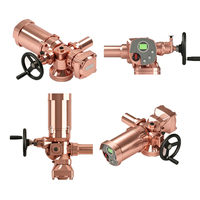 Actionneur de vanne électrique intelligent multi-tours avec bouton de commande ouverture/fermeture/arrêt, 1/3 phase 50Hz pour l'industrie sidérurgique