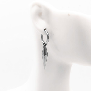 Pendientes de Aro Yunnique con Puntas Cónicas de Acero Inoxidable 316 y Titanio, Joyería de Diseño Geométrico, Pendientes Colgantes de Moda - Product Image 4