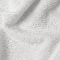 Peignoir en coton éponge de qualité supérieure, col châle, blanc, confortable et durable, idéal pour les vacances et après la bain, style enveloppant pour femme, vente en gros
