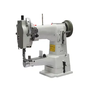 QK-335 Single Needle Combined Feeding Cylinder bed Type Hemming Sewing Machine with Large Hook