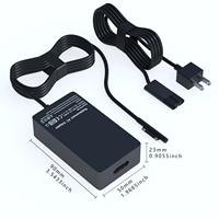 Chargeur de batterie d'ordinateur portable de remplacement 36W 12V 2.58A PRO3-4 Adaptateur secteur pour ordinateur portable Microsoft Surface Pro RT 2