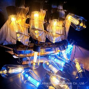 Прозрачная стеклянная Рождественская Светодиодная лампа, гирлянда в стиле Эдисона, уличный садовый двор, водонепроницаемый IP65, 7,6 м, Ra80, 2700 К - Product Image 1