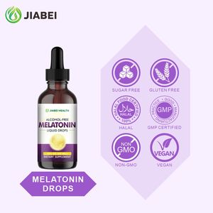 Capsule hypnotique à base de plantes naturelles de gros d'usine OEM sommeil liquide mélatonine gouttes supplément de sommeil - Product Image 4