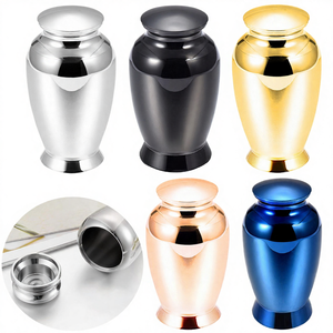 High Quality Modern Stainless Steel Art Customized Color Dog Paw Prints Pet Memorial Urn Openable <b>Keepsake</b> <b>Ashes</b> Jar for Loved - Product Image 4