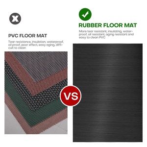 Black Buckle Anti-Slip Shock-Absorbing Insulating Wear-resistant 3mm Thickness Custom Rubber Flooring <b>Mat</b> Moulding Dot Pattern - Product Image 5