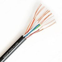Cable LAN SZADP 23AWG para Exteriores, Blindado, Par Trenzado, CAT5 CAT6 SFTP, 305m, Par Trenzado Multifilar, CAT5 CAT6 UTP, 4 Pares, 23AWG