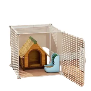 China Factory's Durable Indoor DIY Large Foldable hamster rabbit Cat and Dog Fence Hot Selling Pet Cage for Cats